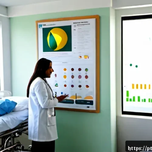 간암 생존율 최신 통계 - Photorealistic Brazilian hospital consultation room, compassionate hepatologist in a white coat spea...